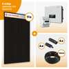 PV Komplettset 5 kWp – 11 x Jolywood 455 Full Black & SofarSolar HYD KTL-3PH opt. SofarSolar BTS DS5 Speicher