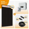 PV Komplettset 12 kWp – 26 x Jolywood 455 Full Black & SofarSolar HYD KTL-3PH opt. SofarSolar BTS DS5 Speicher