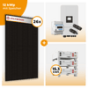 PV Komplettset 12 kWp – 26 x Jolywood 455 Full Black & Deye SUN-12K-SG05LP3-EU-SM2 opt. Deye SE-G5.1 pro B - LV Speicher