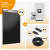 PV Komplettset 8 kWp – 17 x Aiko 470 Neostar 3S+ & Deye SUN-8K-SG05LP3-EU-SM2 opt. Deye SE-G5.1 pro B - LV Speicher