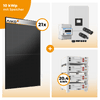 PV Komplettset 10 kWp – 21 x Aiko 470 Neostar 3S+ / Longi 475W EcoLife X10LR7-54HVBB & Deye SUN-10K-SG05LP3-EU-SM2 opt. Deye SE-G5.1 pro B - LV Speicher