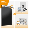 PV Komplettset 12 kWp – 26 x Aiko 470 Neostar 3S+ / Longi 475W EcoLife X10LR7-54HVBB & Deye SUN-12K-SG05LP3-EU-SM2 opt. Deye SE-G5.1 pro B - LV Speicher