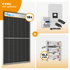 PV Komplettset 8 kWp – 18 x Trina 455 Black Frame & Deye SUN-8K-SG05LP3-EU-SM2 opt. Deye SE-G5.1 pro B - LV Speicher