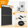 PV Komplettset 12 kWp – 26 x Trina 455 Black Frame & Deye SUN-12K-SG05LP3-EU-SM2 opt. Deye SE-G5.1 pro B - LV Speicher
