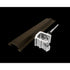 Solarpanel mit bronzener Montageschiene und Metallklemme