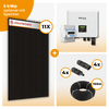 PV Komplettset 5 kWp – 11 x Jolywood 455 Full Black & Solax X3 Hybrid opt. T-BAT SYS Speicher