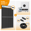 PV Komplettset 8 kWp – 18 x Trina 455 Black Frame & Fronius Symo GEN24 Plus opt. Fronius Reserva Speicher