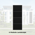 SL Rack Energywall FACADE SYSTEM single layer - 4 modules Landscape