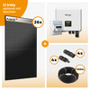 PV Komplettset 12 kWp – 26 x Aiko 470 Neostar 3S+ & Solax X3 Hybrid opt. T-BAT SYS Speicher