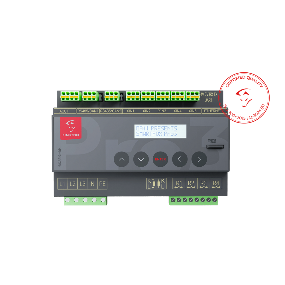 SMARTFOX Pro 3 Energiemanager inkl. Stromwandler 80A