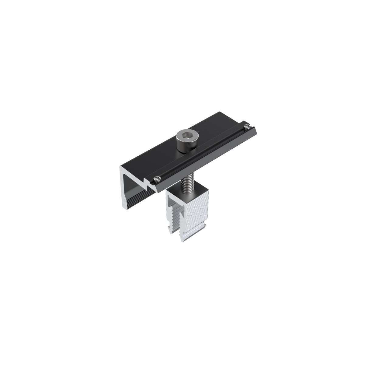 Aerocompact CompactCLAMP CLE Endklemme – CLEB10+ schwarz Click 30-46 mm; L = 80 mm