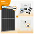 PV Komplettset 8 kWp – 18 x Trina 455 Black Frame & Solax X3 Hybrid opt. T-BAT SYS Speicher