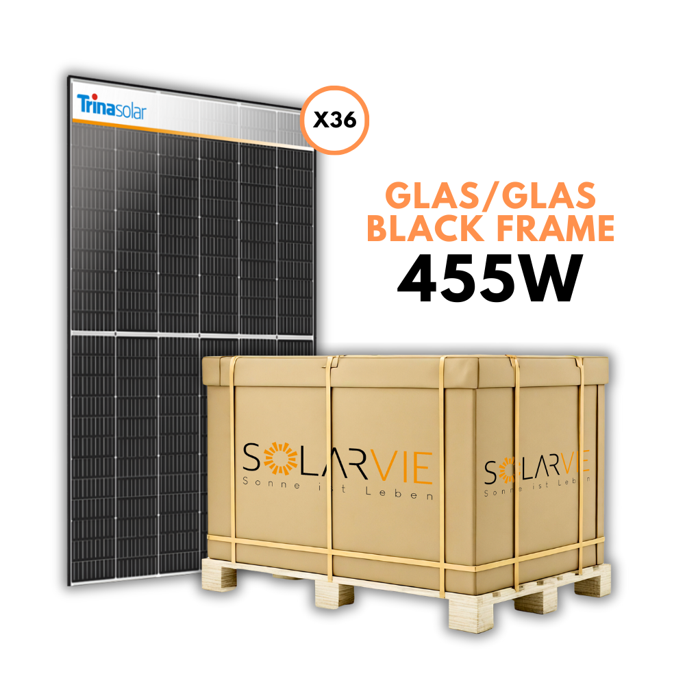 Trina Solar Vertex S+ TSM-455NEG9R.28 455 W Glass-Glass Black Frame
