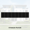 SL Rack Energywall FACADE SYSTEM single layer - 8 modules Portrait