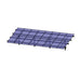 Kit per la sottostruttura di spazi aperti Alumero 2x8 pressato