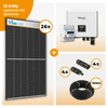 PV Komplettset 12 kWp – 26 x Trina 455 Black Frame & Solax X3 Hybrid opt. T-BAT SYS Speicher