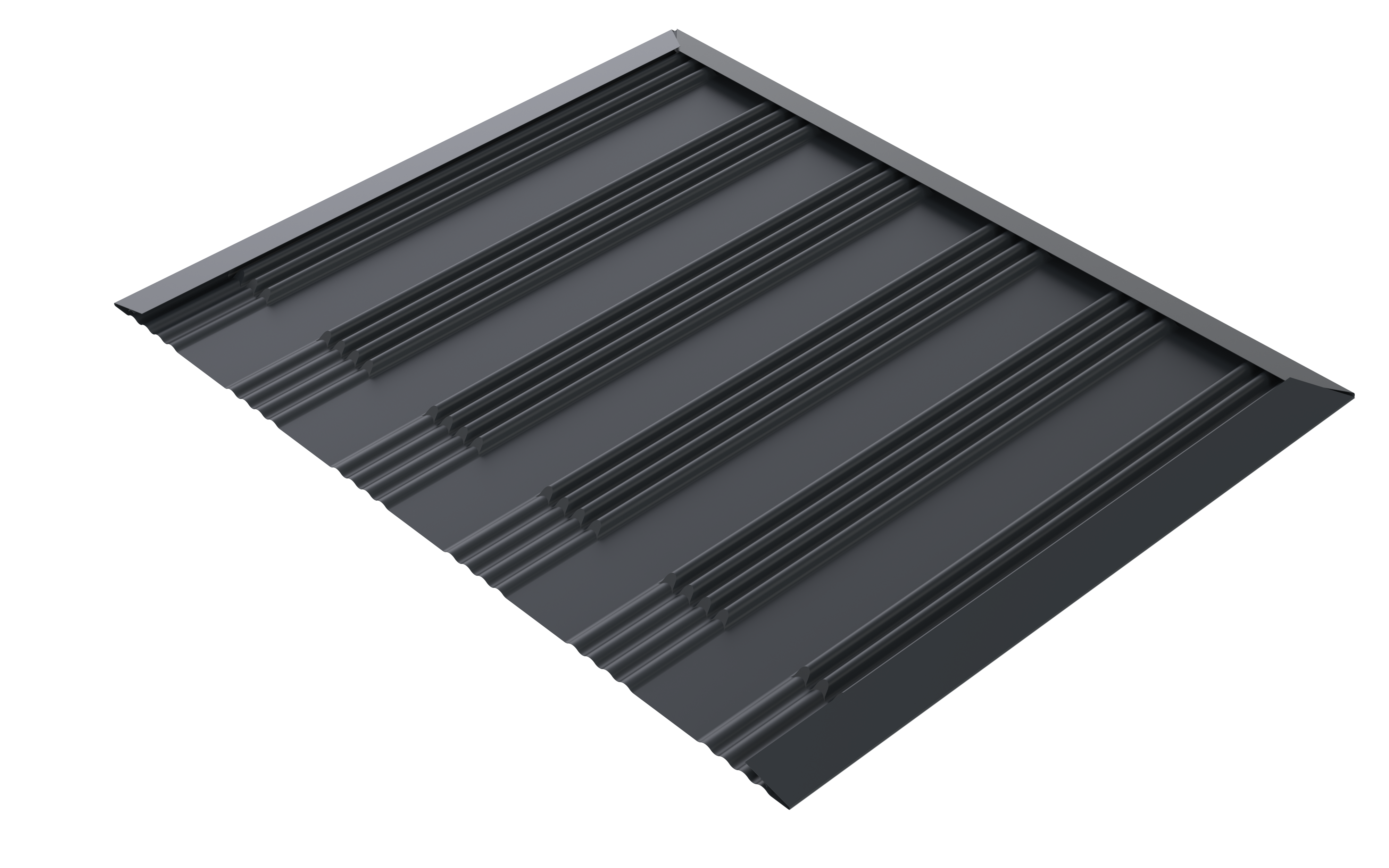 Piastra di copertura Aerocompact XM-FCLB grande nera