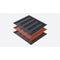 Aerocompact CompactPITCH XM-FCMR Abdeckblech mittelgroß rot (XM-F)