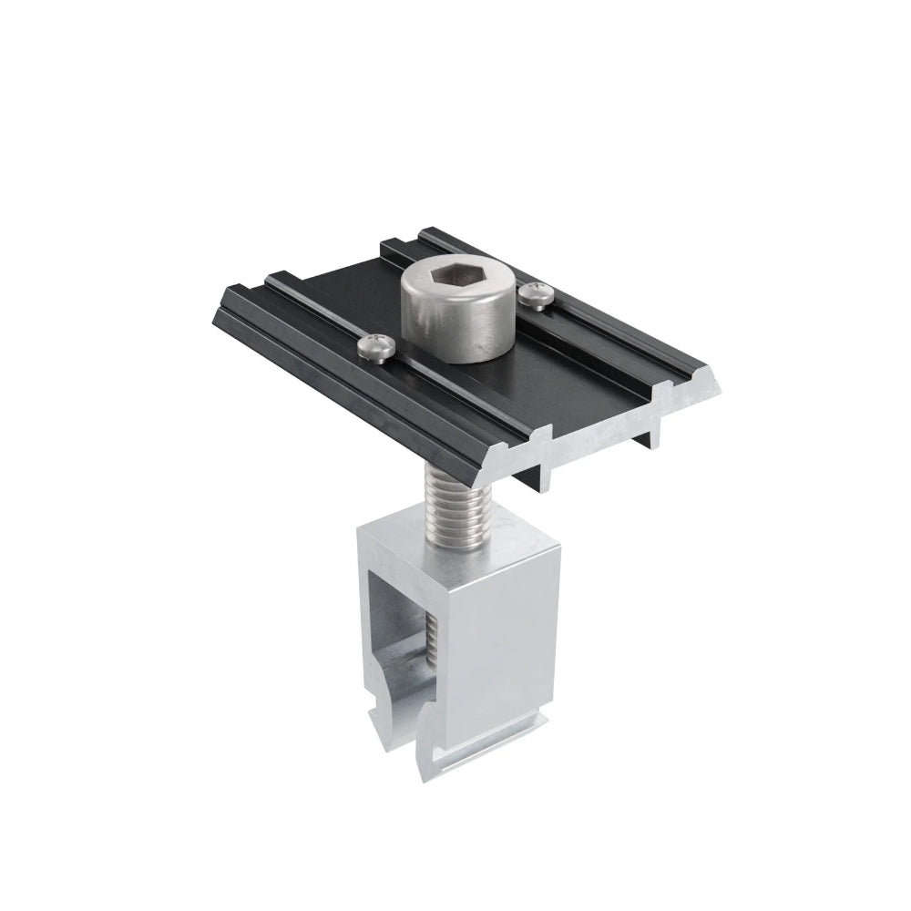Alumero easyCLAMP Mittelklemme schwarz