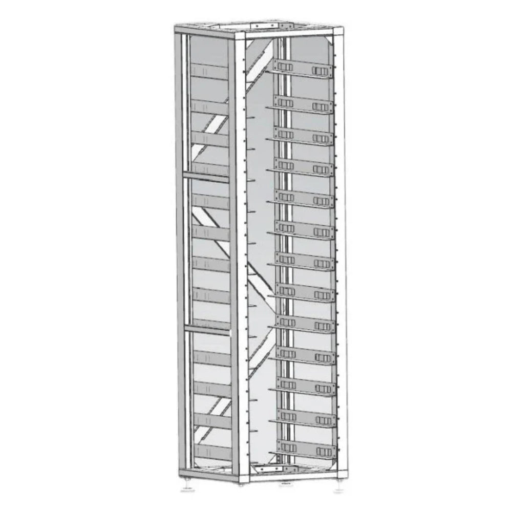 DEYE BOS-A-Rack14 - Standard 19inch rack (für 13 Batteriemodulen und 1 Hochvolt-Batteriespeicher-Cluster-Steuerbox)