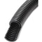 DIETZEL PVC armored flexible pipe, Ø32mm, flexible, medium, turbo grooves, black, 25m