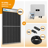 PV Komplettset 12 kWp – 26 x Trina 455 Black Frame & Huawei SUN2000 MAP0 opt. Huawei LUNA2000 Speicher