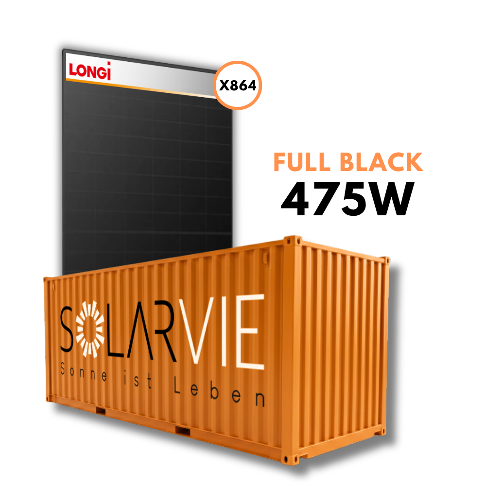 LONGi EcoLife X10LR7-54HVBB-475M | 475W | Back Contact | Full Black (Container = 864 Stück)