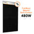 Tenka Solar 480W Ultimate Back Contact Bifacial Full Black