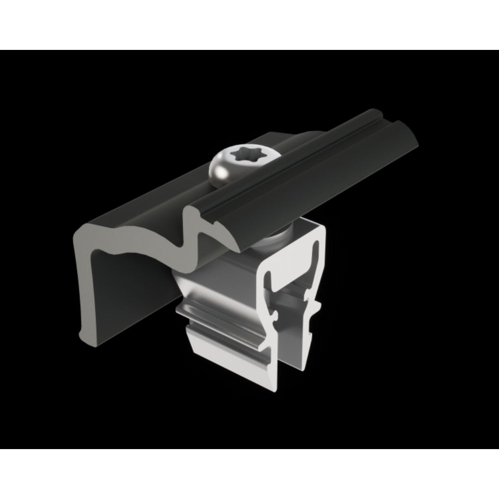 PREFA PREVARIO Endklemme 28-37 mm, schwarz eloxiert