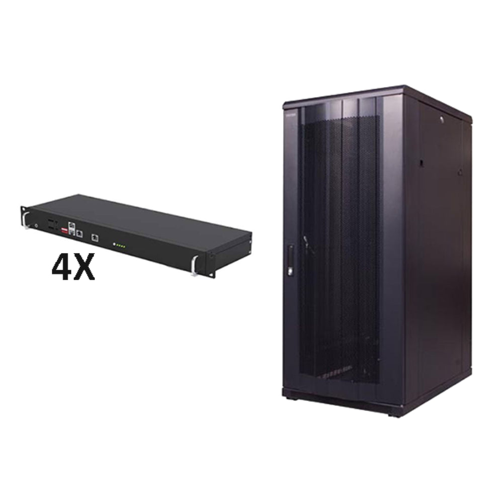 Dual Rack Pylon Pylontech Powercube X1 9.6, Rack-System HV-Speicher, 8,64 kWh nutzbar ...