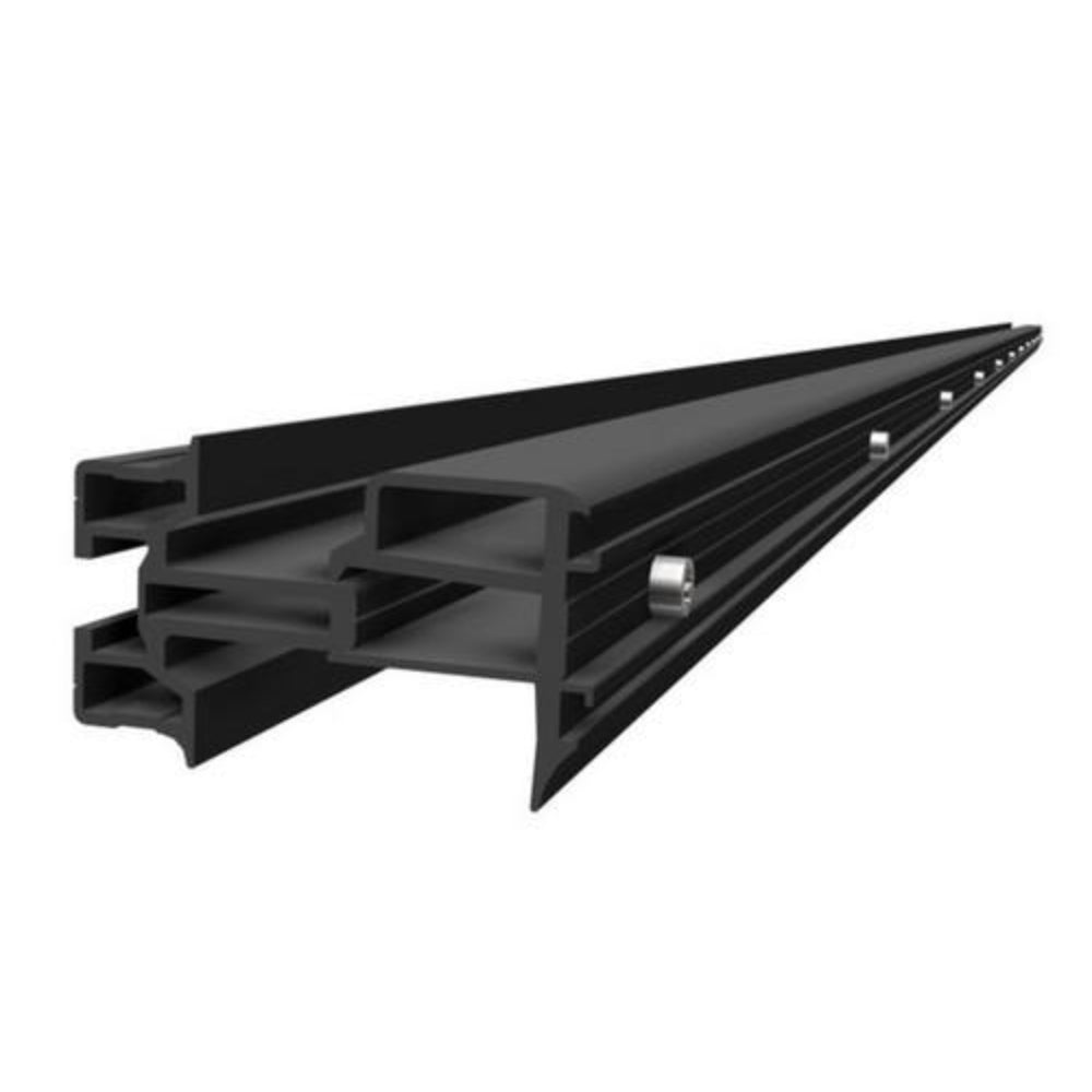 SL Rack Fassadensystem Oben - 1790 mm, schwarz eloxiert – Solarvie