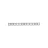 SL Rack Lochband Alu zur Potentialverbindung - 50 m, 27 x 15 mm, Ø 6,75 mm, Abstand der Bohrungen 40 mm