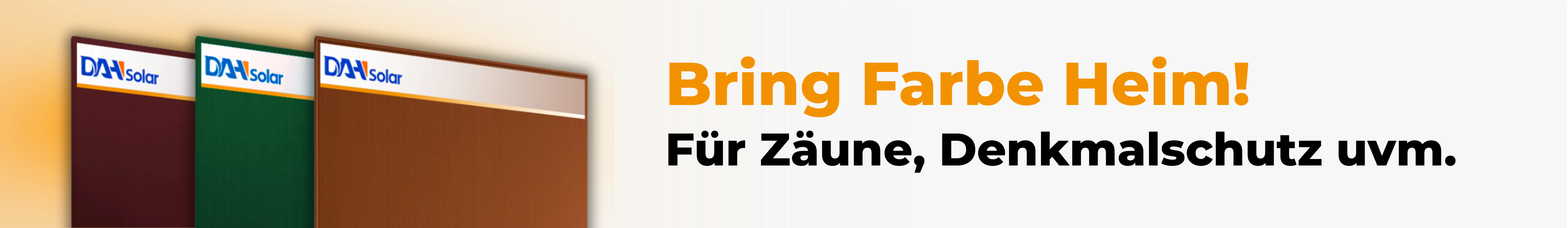 Farbige Photovoltaik Module