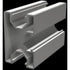 Varista mounting rail 7045, length 4.35 m, aluminium grey