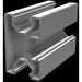 Varista mounting rail 7045, length 4.35 m, aluminium grey