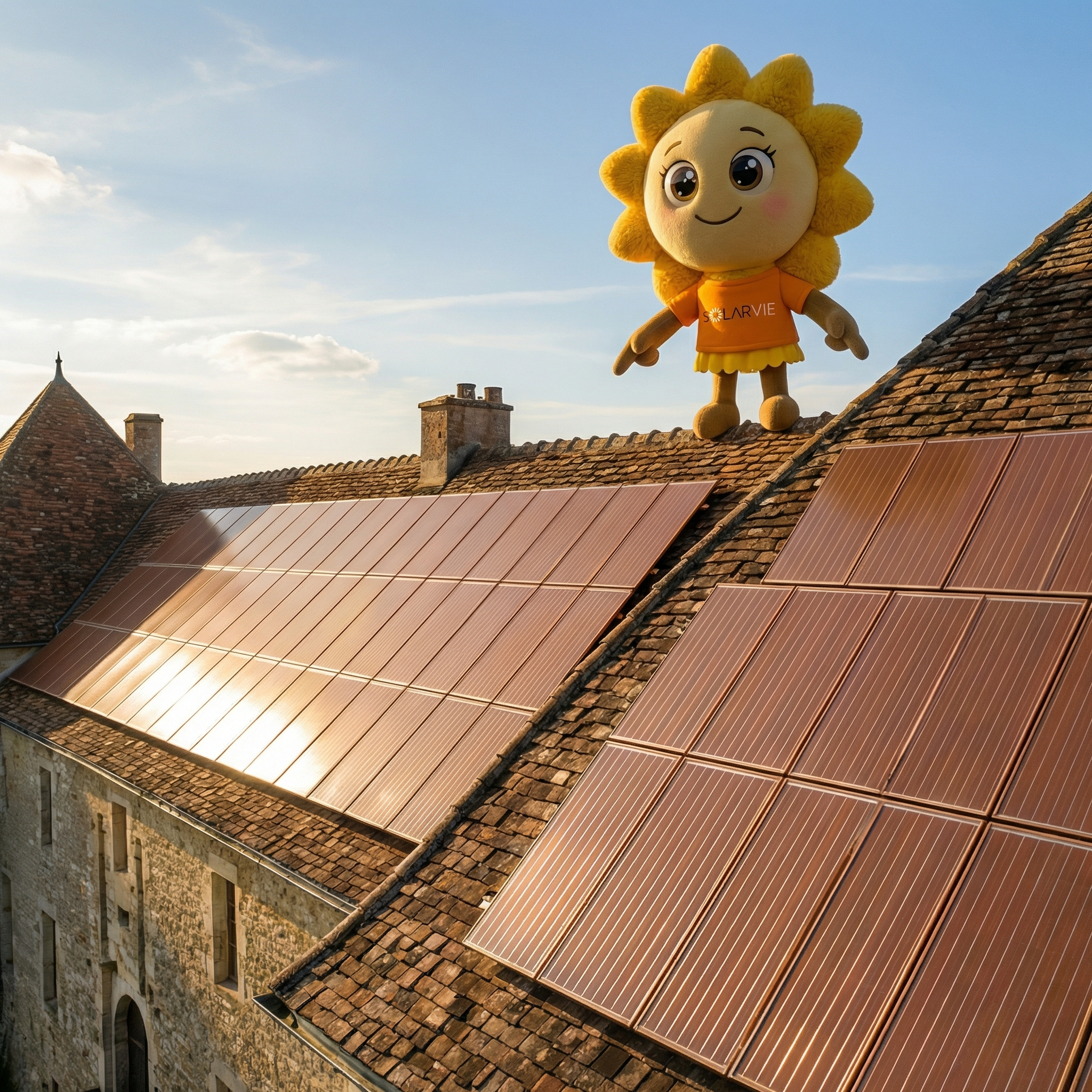 DAH Solar 400W terracotta Doppelglas (BRAUNES PV MODUL) (Container = 936 Stück)